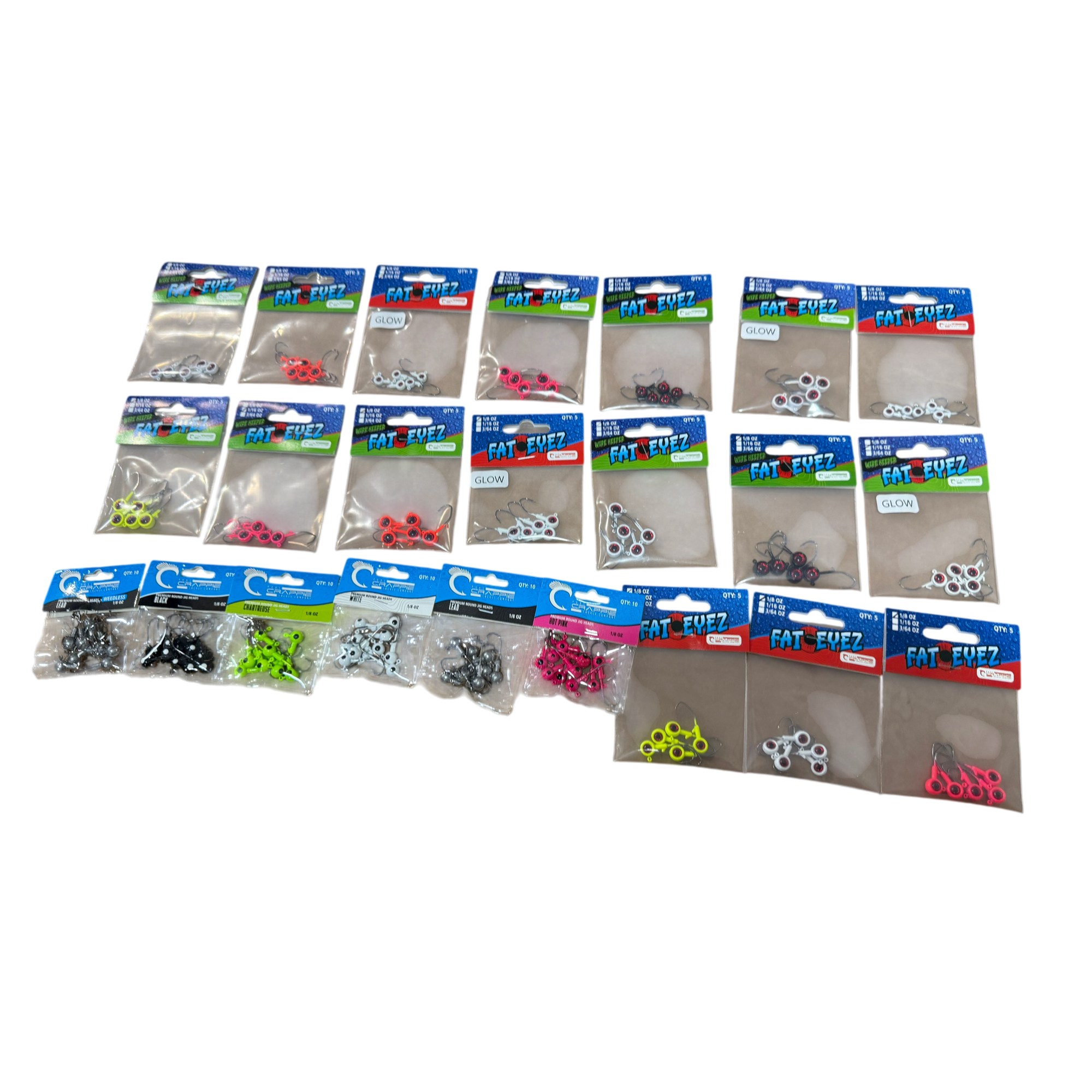 23 Packs of Pure Crappie Jigs Package!